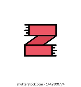 scarf icon sign signifier vector