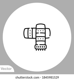 Scarf icon sign vector,Symbol, logo illustration for web and mobile