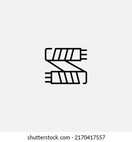 Scarf icon sign vector,Symbol, logo illustration for web and mobile