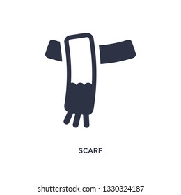 scarf icon. Simple element illustration from autumn concept. scarf editable symbol design on white background. Can be use for web and mobile.