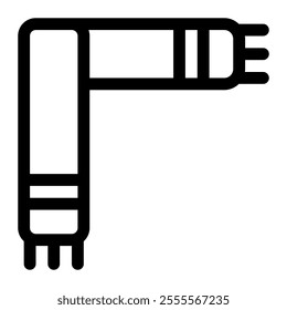 Scarf icon with simple and line style