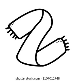 scarf icon vector