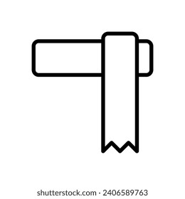 scarf icon vector design template