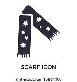 Scarf icon vector isolated on white background for your web and mobile app design, Scarf logo concept