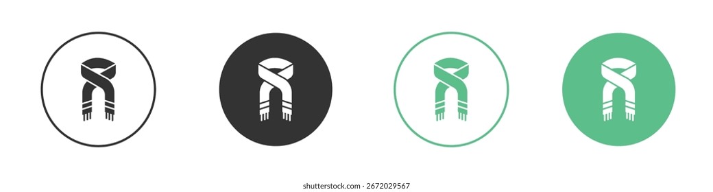Scarf icon for your website or app. eps10