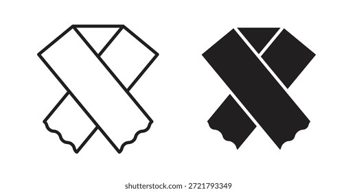 Ícone de lenço para o design do seu site, logotipo, aplicativo, UI. EPS10
