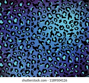 Scarf leopard pattern, vector