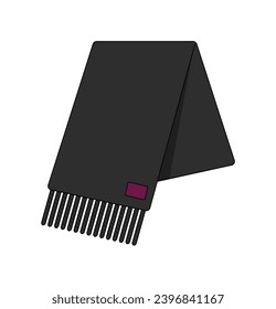 Ilustración del vector Scarf (silenciador)
