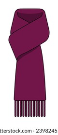 Scarf (muffler) Vektorgrafik