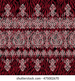 Scarf ornament design