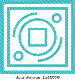 scarf pattern abstract design vector illustration