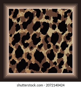 scarf pattern animal skin illustration