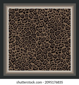 scarf pattern animal skin illustration