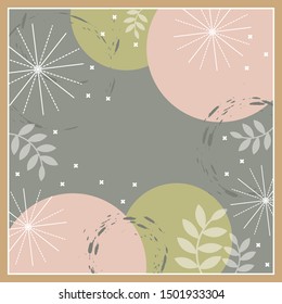 scarf pattern with contemporary style design