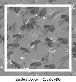 scarf pattern design on black and white. Geometric ornament with frame, border. Bandanna, shawl, scarf, tablecloth design for textile fabric print