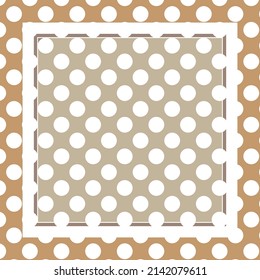 scarf pattern design on red. Geometric ornament with frame, border. Bandanna, shawl, scarf, tablecloth design for textile fabric print 