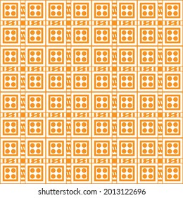  scarf pattern design on white. Geometric ornament with frame, border. Bandanna, shawl, scarf, tablecloth design for textile fabric print 