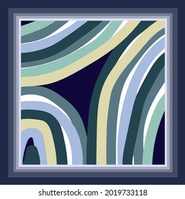 Schal-Muster-Design, Stoffgrafik