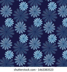 Scarf pattern fabric textile floral print background design.