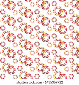 Scarf pattern fabric textile print background design