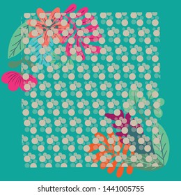 Scarf pattern fabric textile print background design