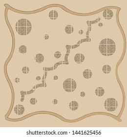 Scarf pattern fabric textile print background design