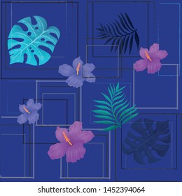 Scarf pattern fabric textile print background design.