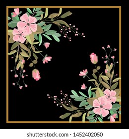 Scarf pattern fabric textile print background design.