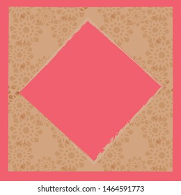 Scarf pattern fabric textile print background design.