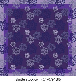 Scarf pattern fabric textile print background design