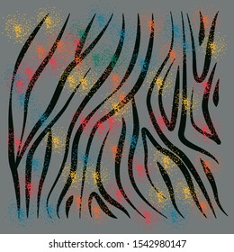 Scarf pattern fabric textile print background design