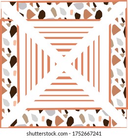 Scarf pattern fabric textile print background design