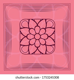Scarf pattern fabric textile print background design