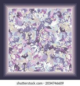 scarf pattern textile design illustration