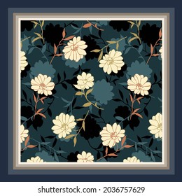 Schal-Muster Textil-Design-Illustration