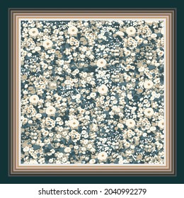 scarf pattern textile design illustration