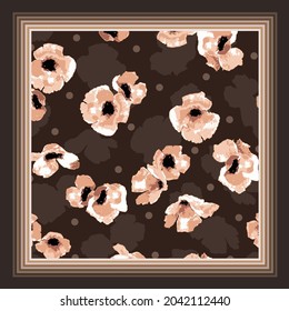 scarf pattern textile design illustration