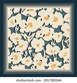 Schal-Muster Textil-Design-Illustration