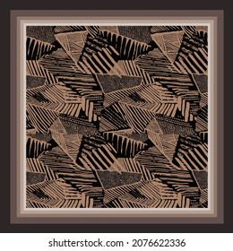 scarf pattern textile design illustration
