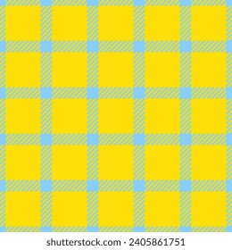 Scarf plaid vector textile, shabby texture background tartan. Reel check pattern fabric seamless in light sky blue and bright color.