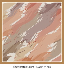 scarf with splash pattern design