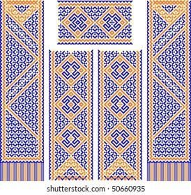 Scarf with symbol "Crayfish"