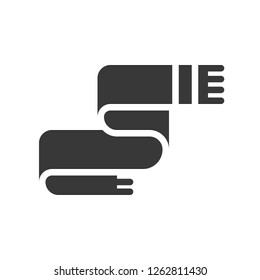 Scarf vector, Chirstmas related solid design icon