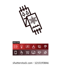 Scarf vector icon