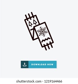 Scarf vector icon