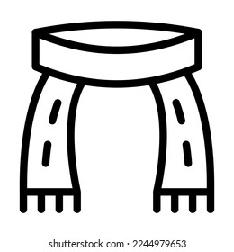 Diseño de iconos de línea de vector de escarcha