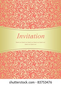 Scarlet invitation