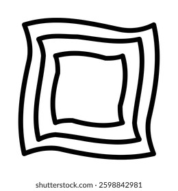 Scarps icon illustration in line style. Perfect for website mobile app presentation. Suitable for any user interface and user experience
