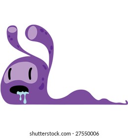 scary auger character vector