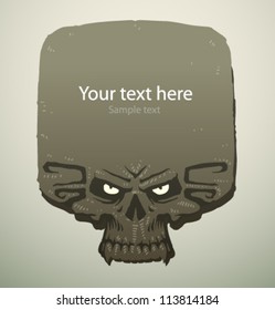 Scary banner 02, vector